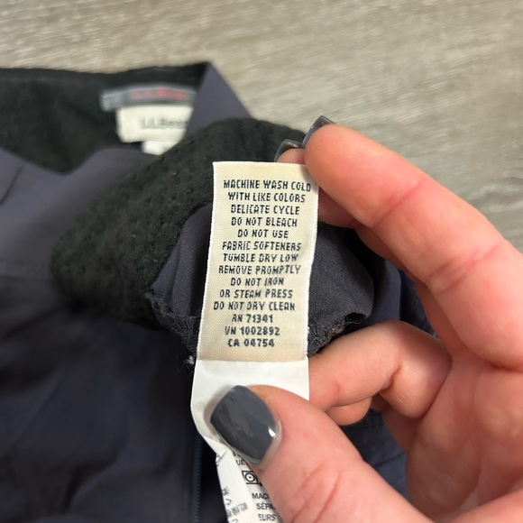 L.L. Bean Women's Vista Trekking Pants, Mid-Rise Straight-Leg Gray Size 8 Reg - Picture 9 of 14